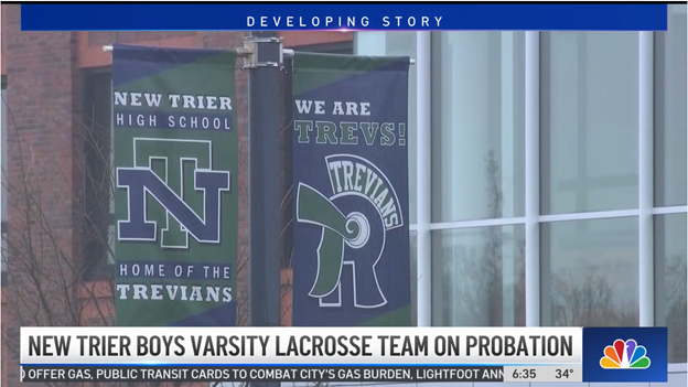 Several local news outlets, including NBC 5, reported on the hazing incident.